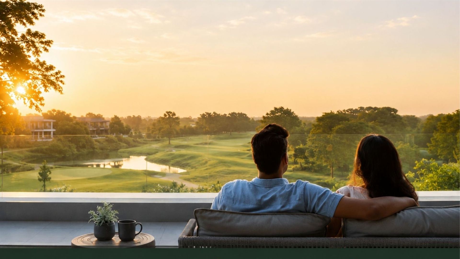 Birdsong by Ratnaakar villa view at sunset near Ahmedabad - 40 minutes from Ahmedabad, EOI starts at ₹50,000, price from ₹37.93 Lakhs
